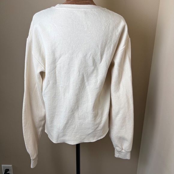 Mama Mommy Mom Bruh Sweatshirt Womens Small Cream Funny Shirt Jerzees Top Cozy - Picture 2 of 8